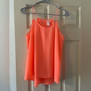 No Boundaries Bright Coral Spaghetti Strap